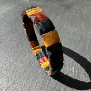 bracelet Bull, Falcon, Tiger Eye